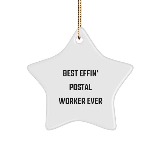 Postal Worker Keepsake Christmas Ornament for Him Gift - Image 1
