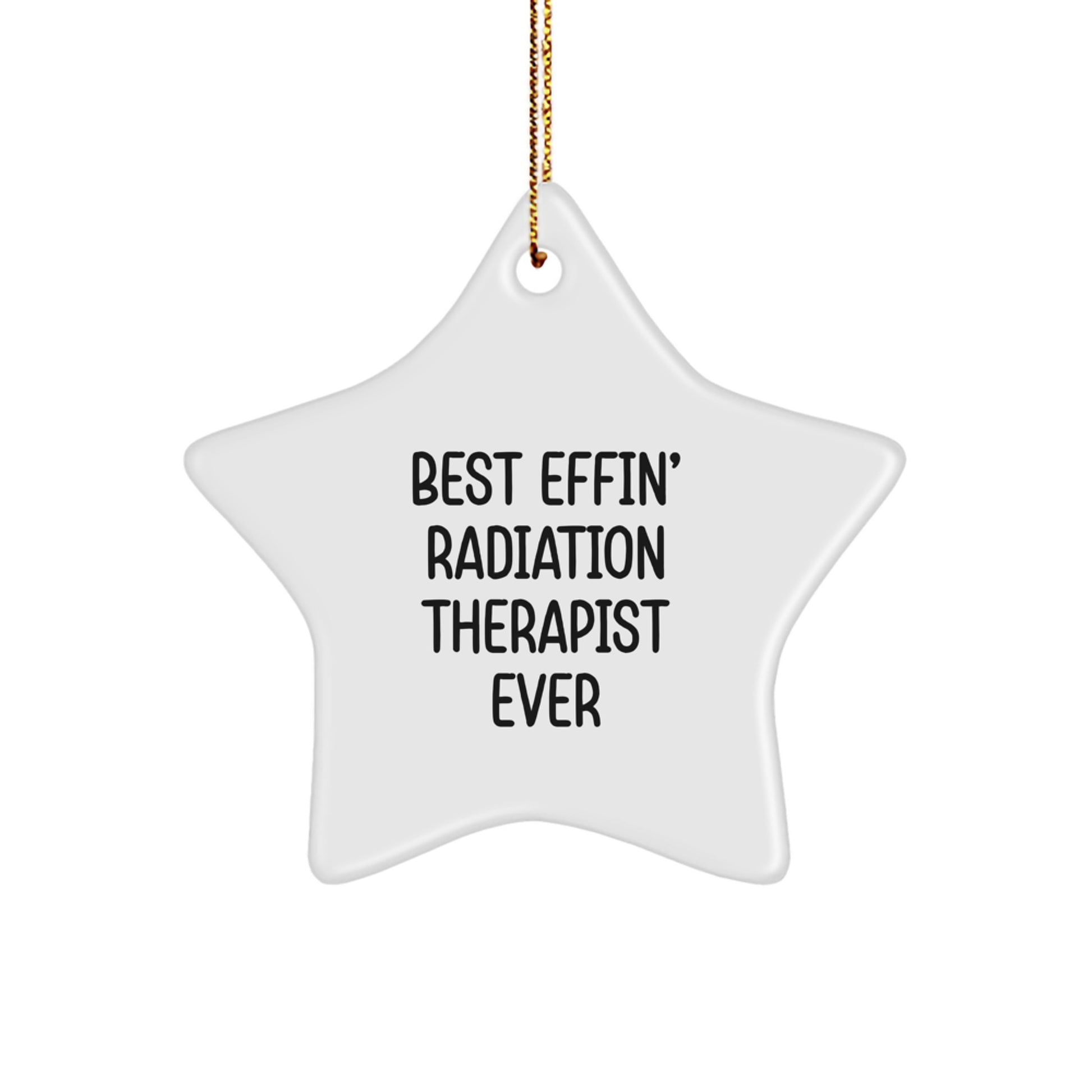 Christmas Gift for Her Radiation Therapist Star Ornament Present - Image 1