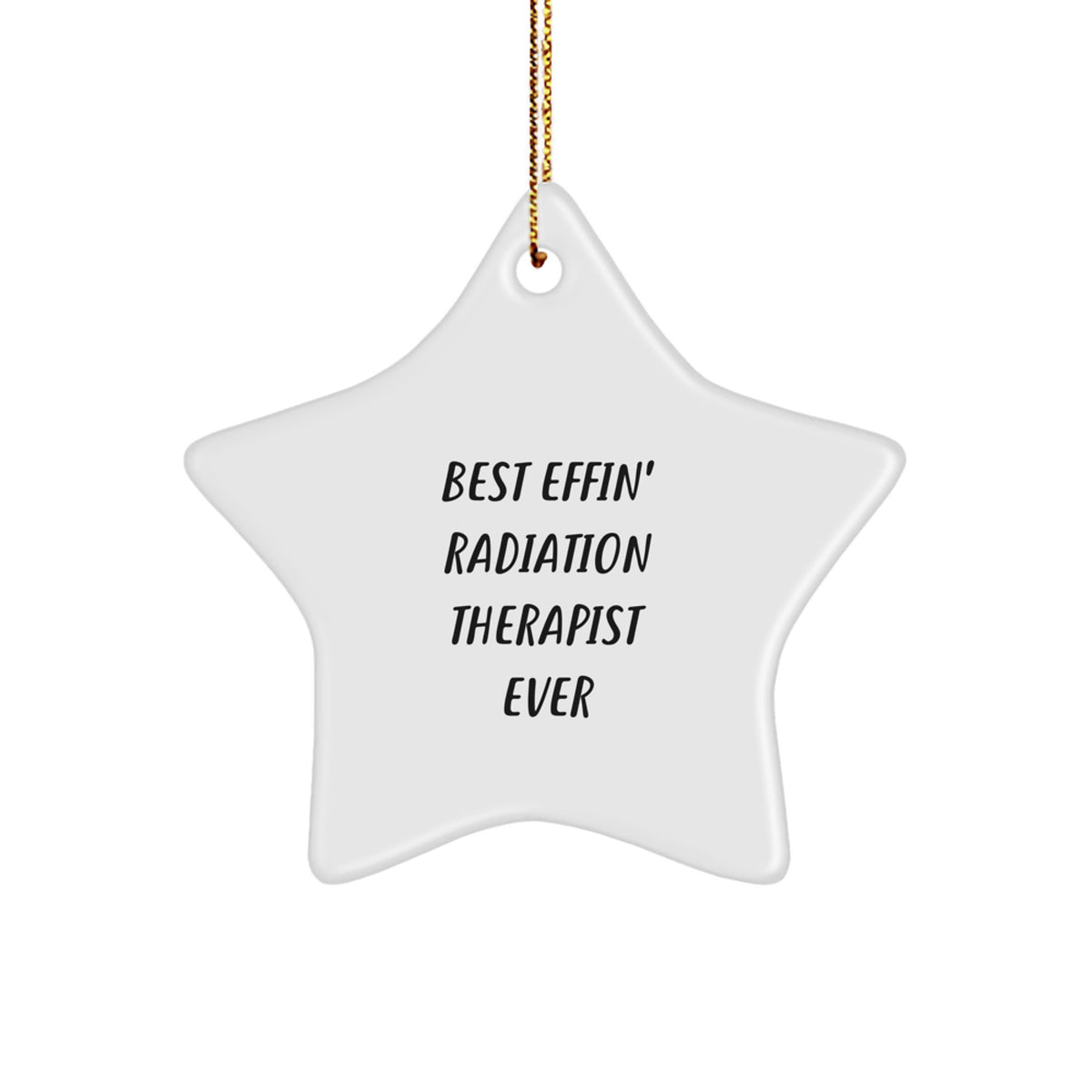 Radiation Therapist Novelty Bright Christmas Ornament for Friends Gift - Image 1