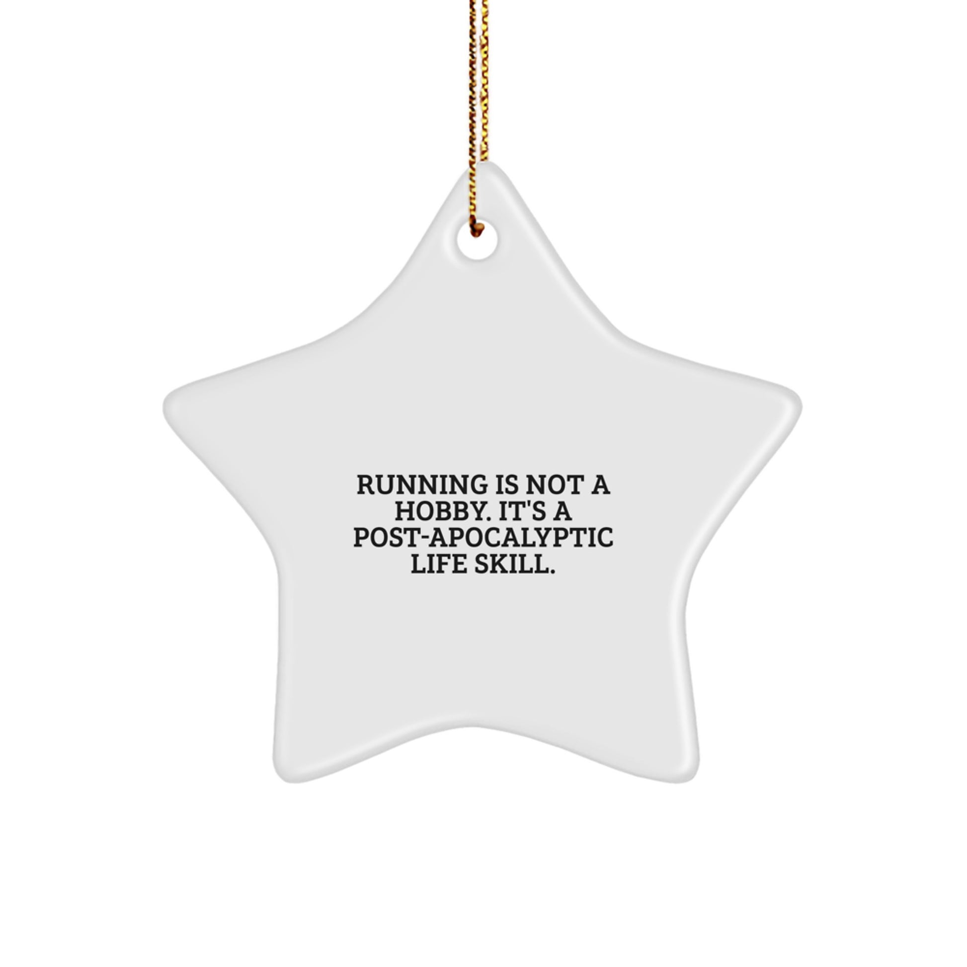 Christmas Gift for Her Running Star Ornament Present - Image 1