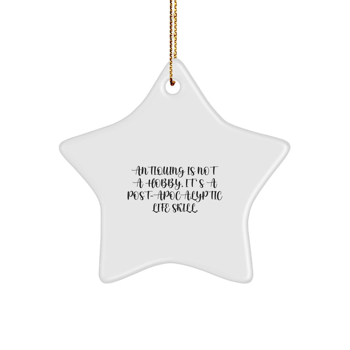 Favorite Christmas Ornament Gift for Kids - Antiquing Is Not A Hobby - Image 1