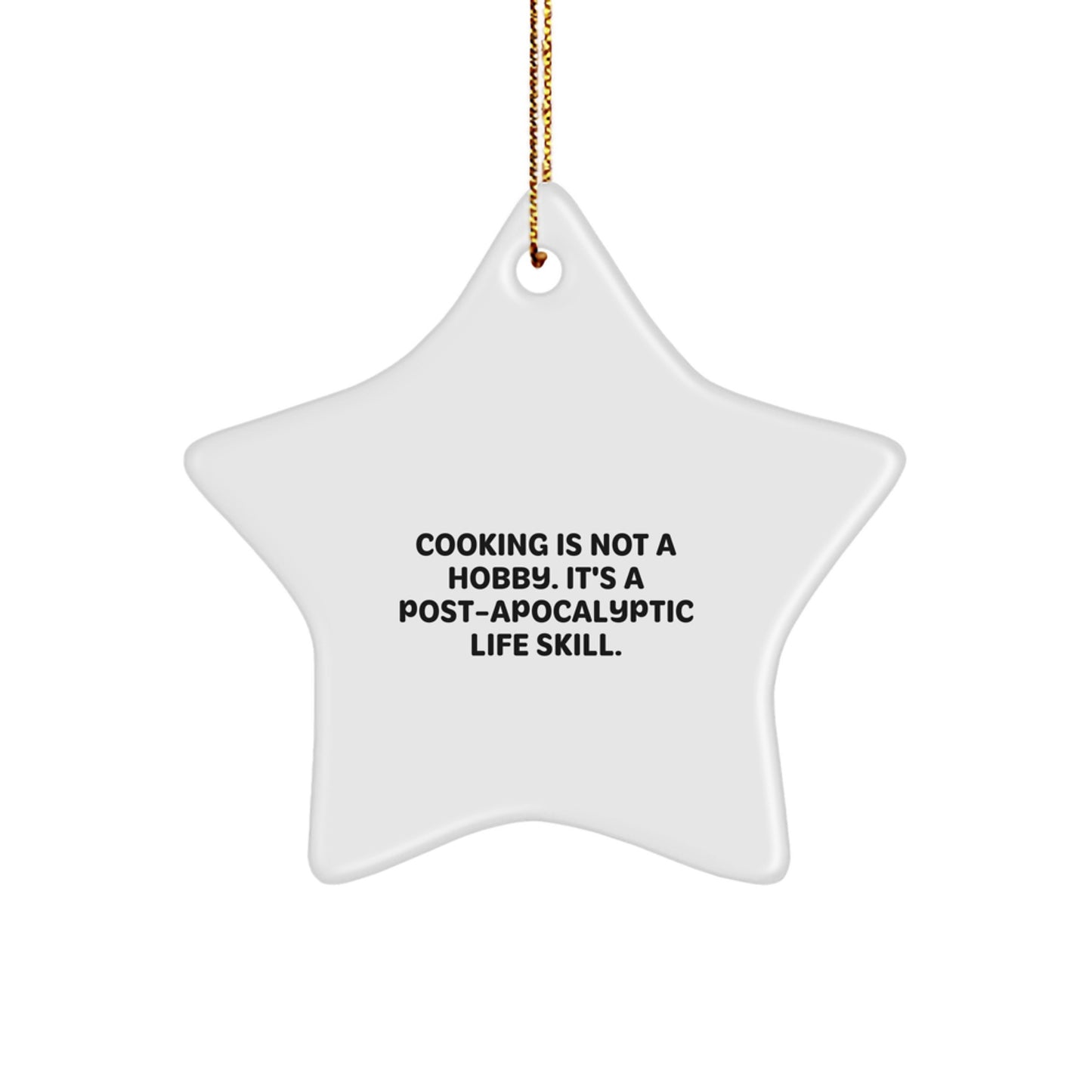 Cooking Star Ornament Idea for Coworkers and Holiday Christmas Gift - Image 1