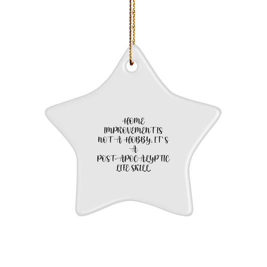 Home Improvement Keepsake Durable Star Christmas Ornament for Him Gift - Image 1