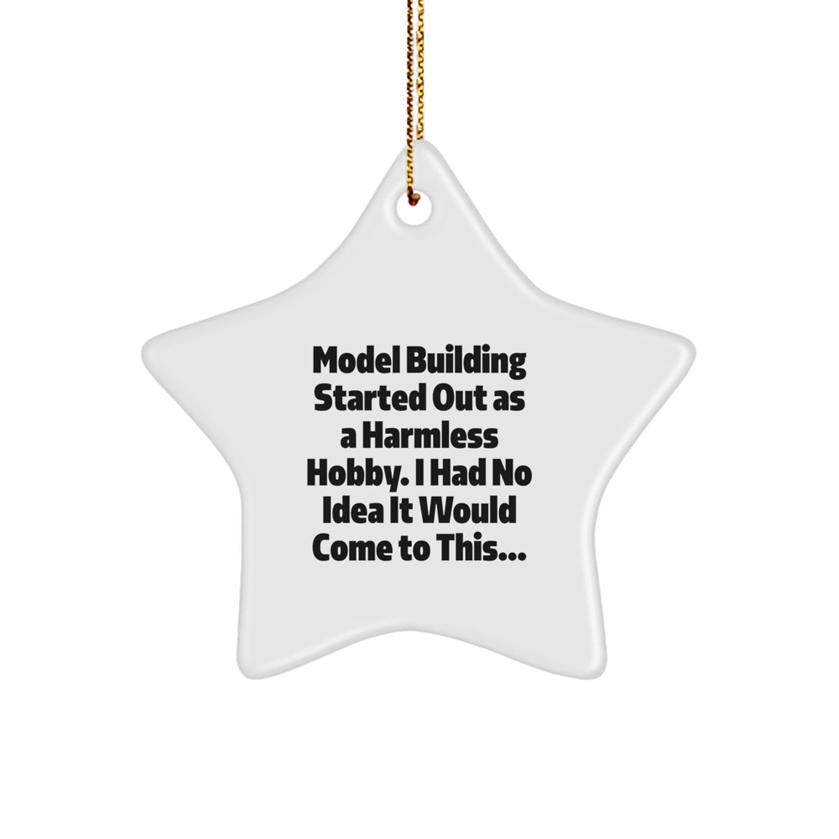 Model Building Christmas Ornament Gift for Family - Treasure, Harmless - Image 1