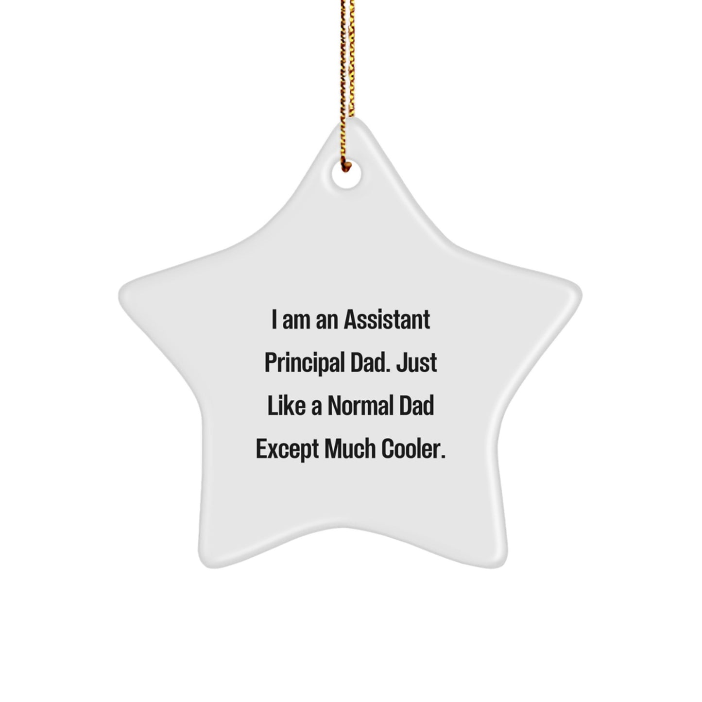 Assistant Principal Star Ornament Favorite for Kids Christmas Gift - Image 1