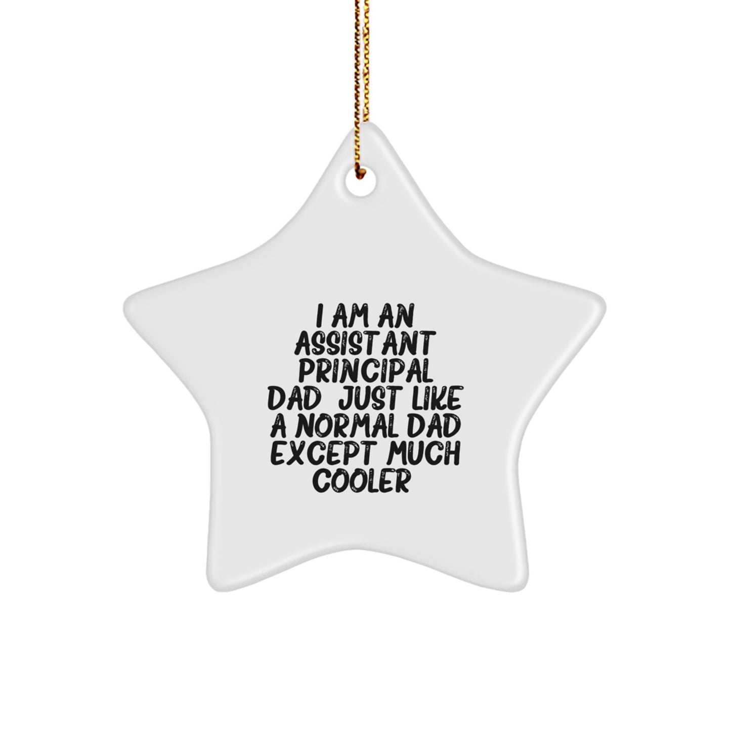 Cool Assistant Principal Christmas Ornament Gift for Friends - Image 1