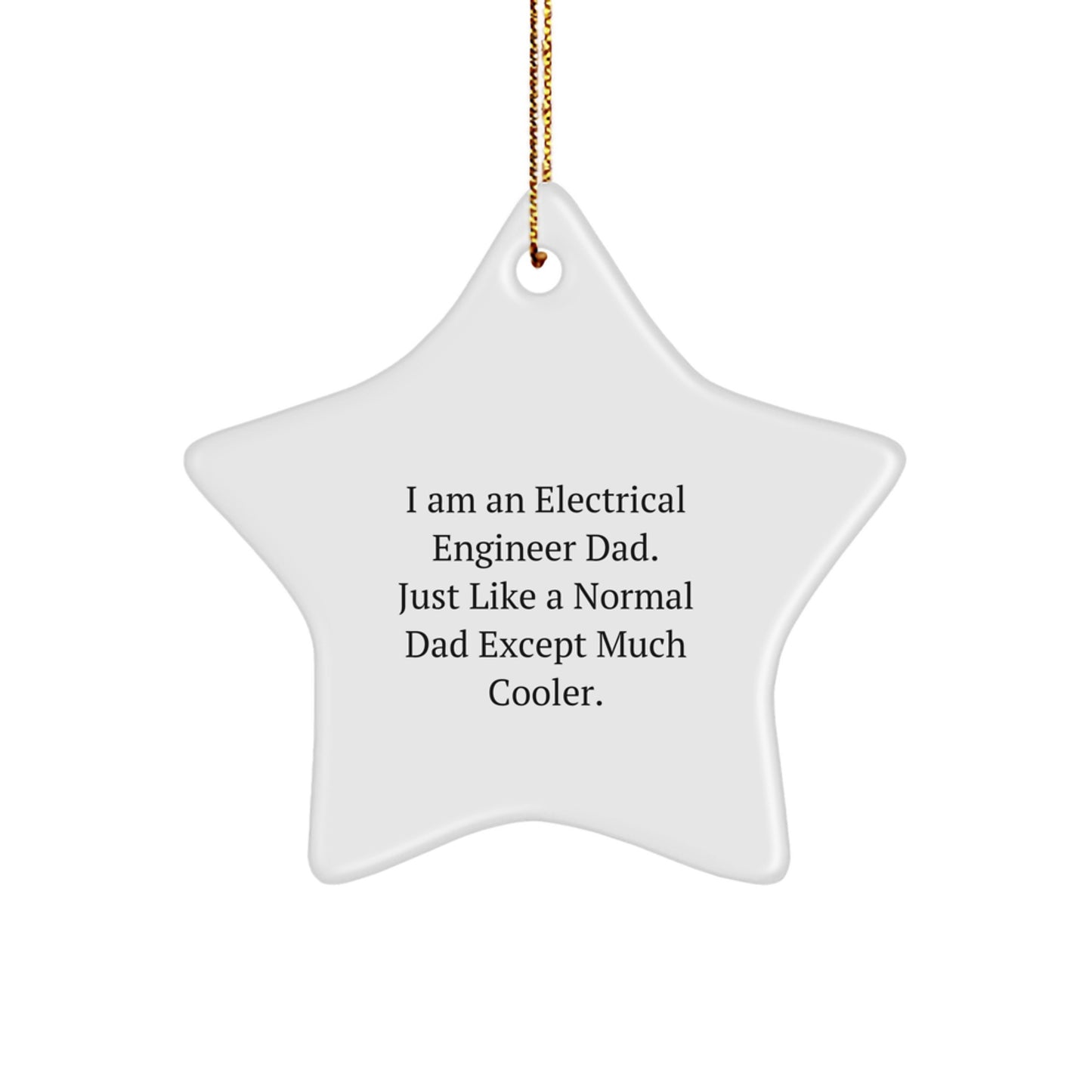 Electrical Engineer Star Ornament Surprise for Family Christmas Gift - Image 1