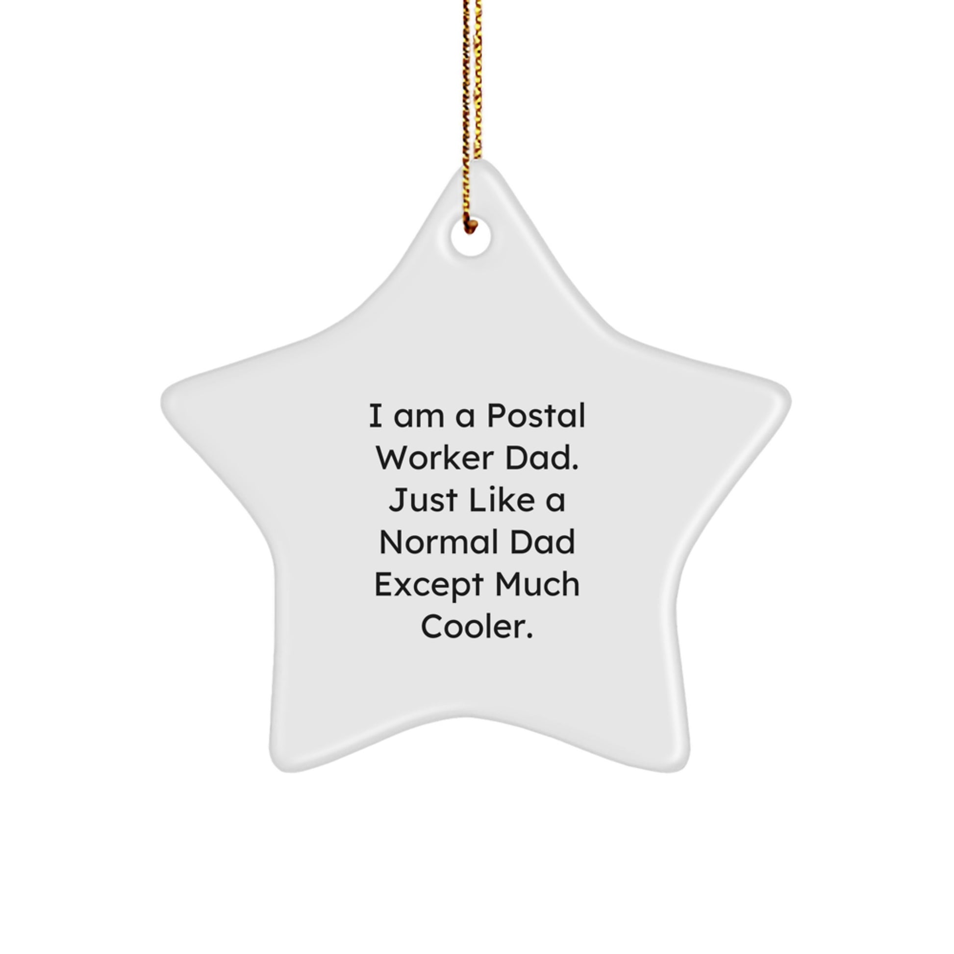 Postal Worker Keepsake Christmas Ornament for Him Gift - Image 1