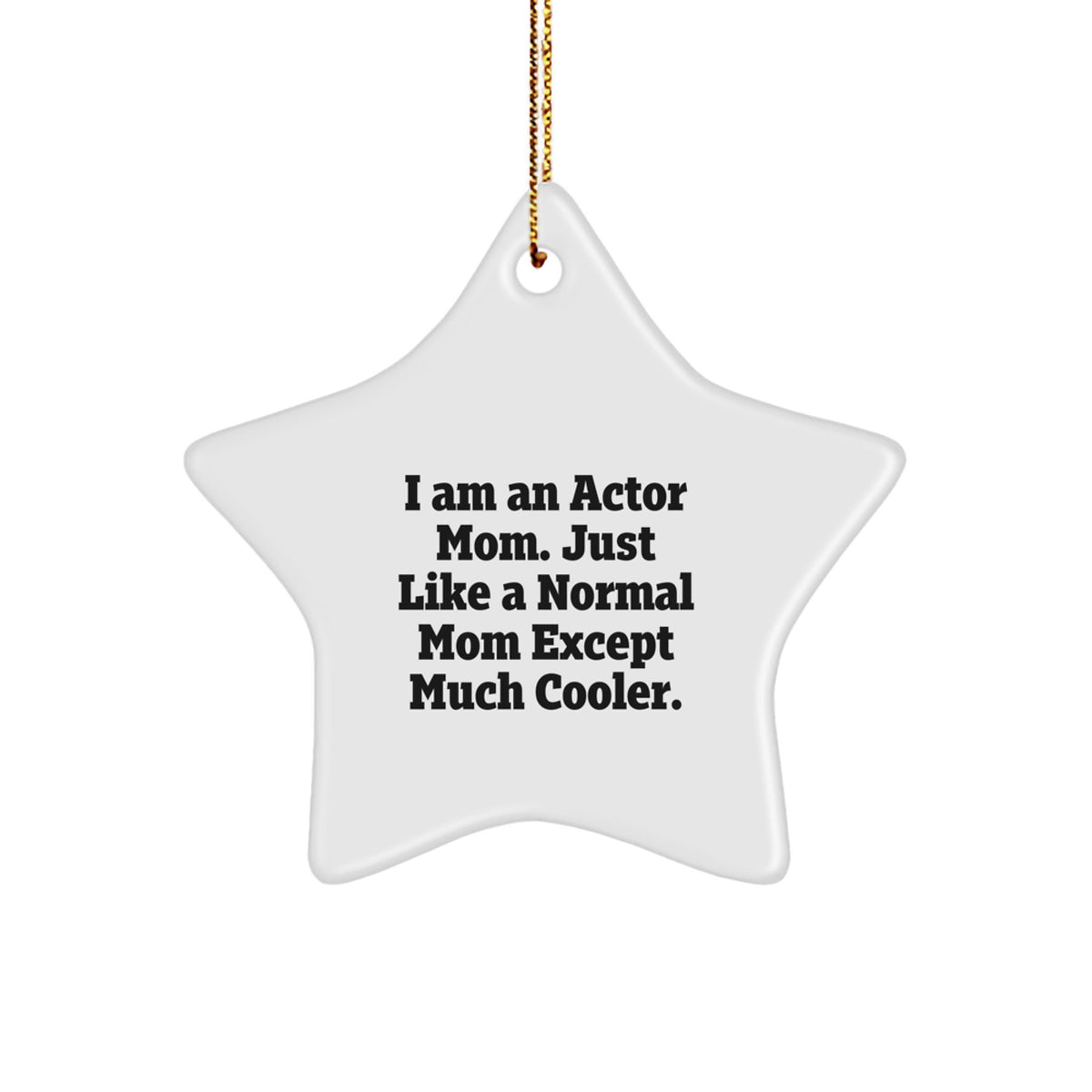 Actor Favorite Star Ornament for Kids Christmas Gift - Image 1