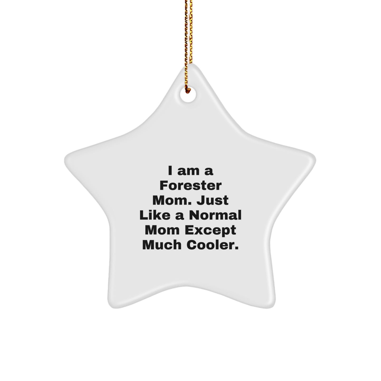Forester Star Christmas Ornament for Kids Favorite Keepsake Gift - Image 1
