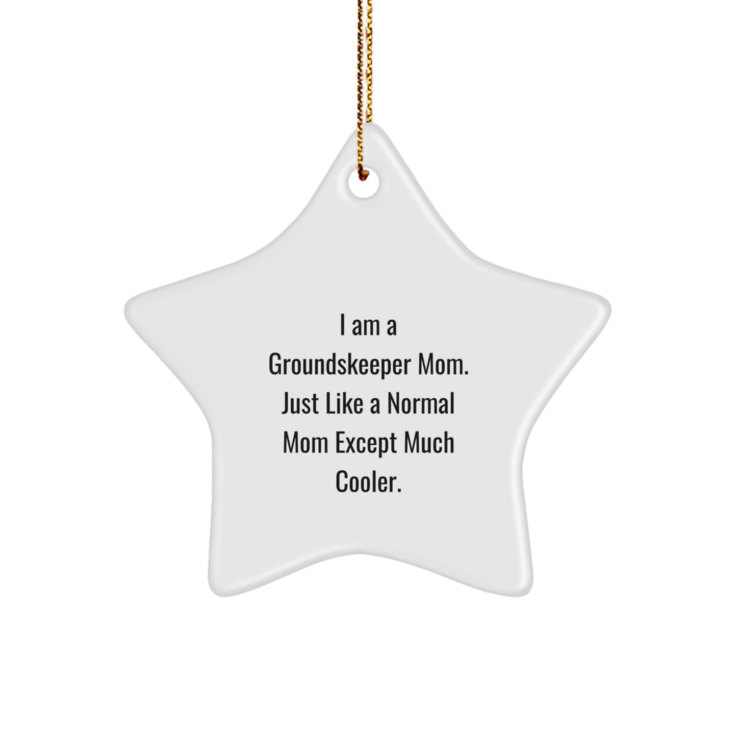 Groundskeeper Keepsake Christmas Ornament for Him Gift - Image 1