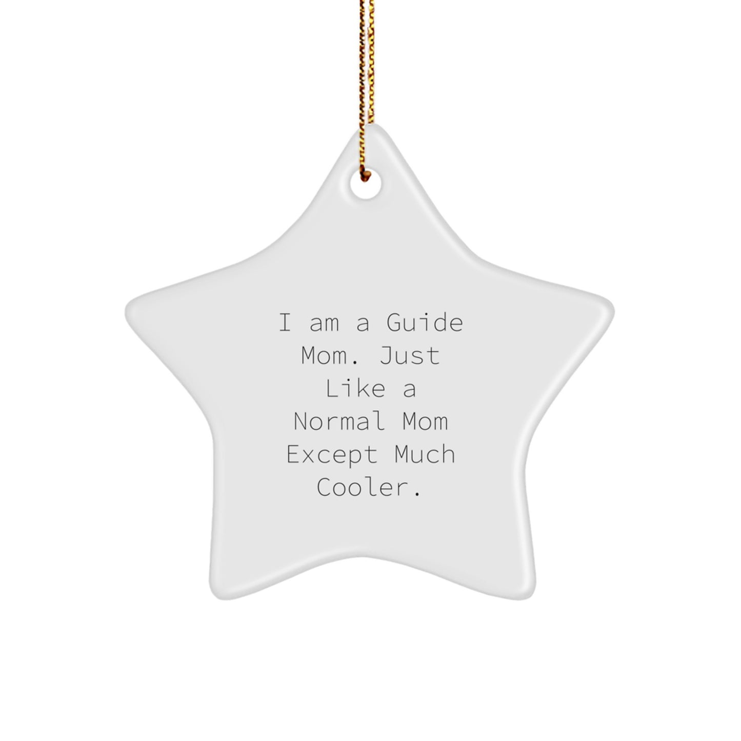 Christmas Gift for Her Guide Star Ornament Present Vibrant Memory - Image 1