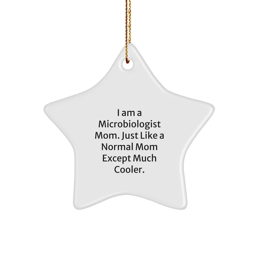 Christmas Unique Gift for Teens Microbiologist Star Ornament - Much Cooler - Image 1