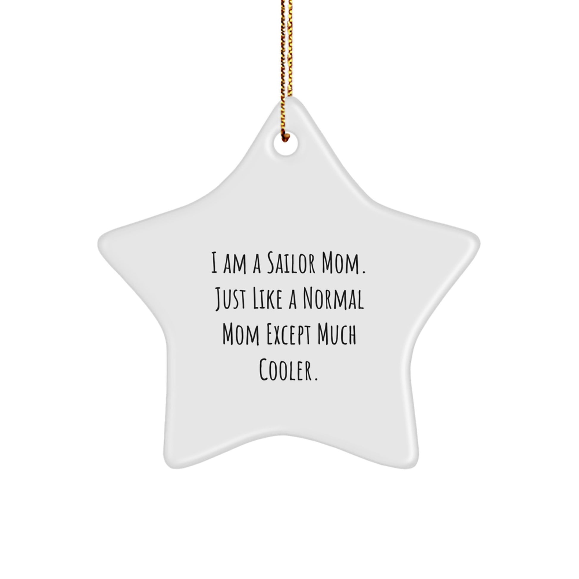 Sailor Star Ornament Idea for Coworkers Christmas Gift - Image 1