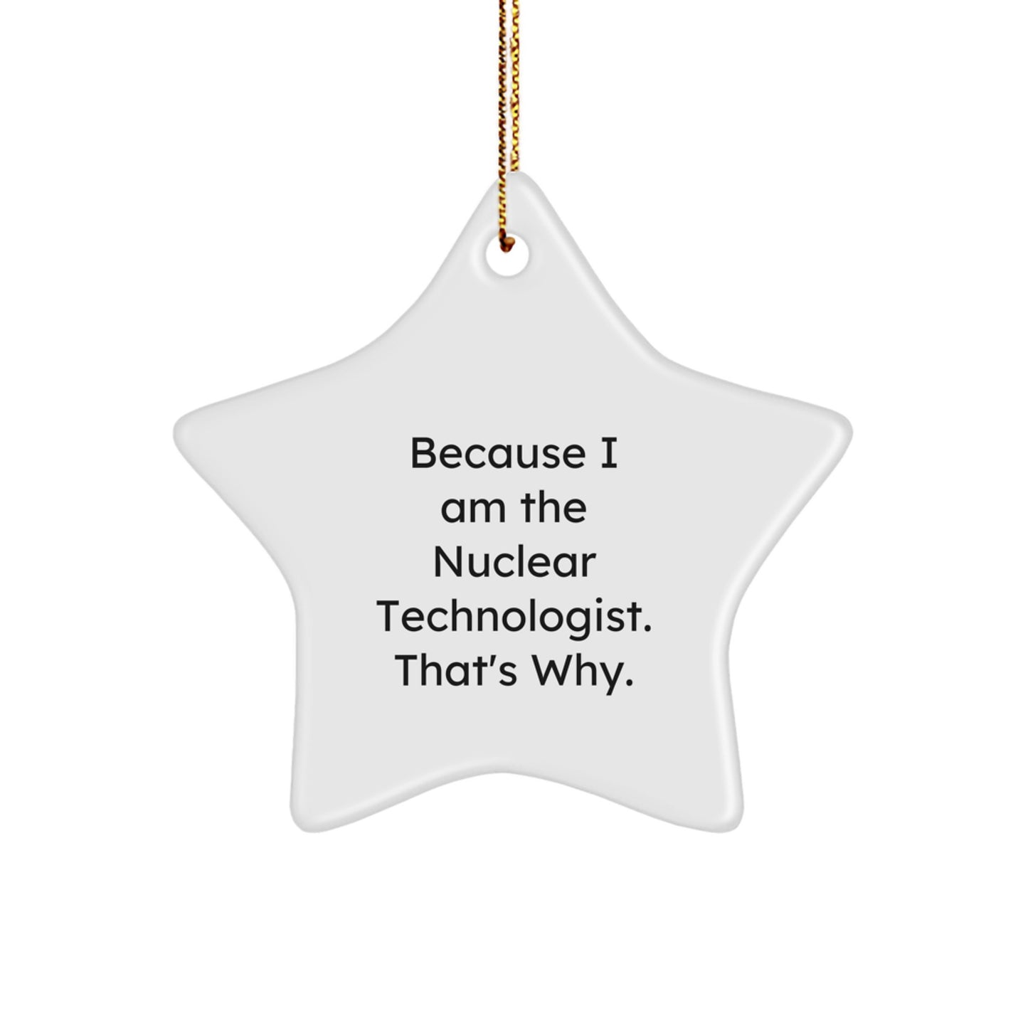 Star Ornament Idea for Coworkers – Christmas Gift for the Nuclear - Image 1