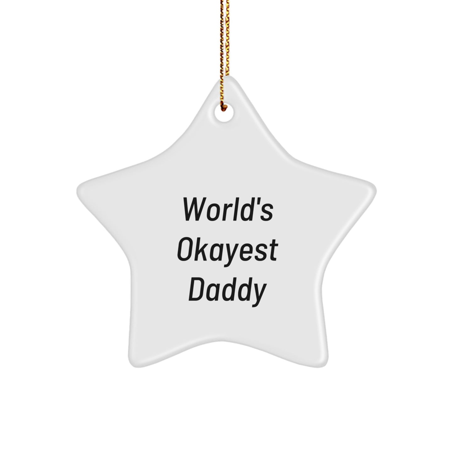 Daddy Star Ornament Christmas Gift Present for Her Keepsake Moments - Image 1