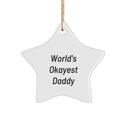 Daddy Star Ornament Christmas Gift Present for Her Keepsake Moments - Image 1