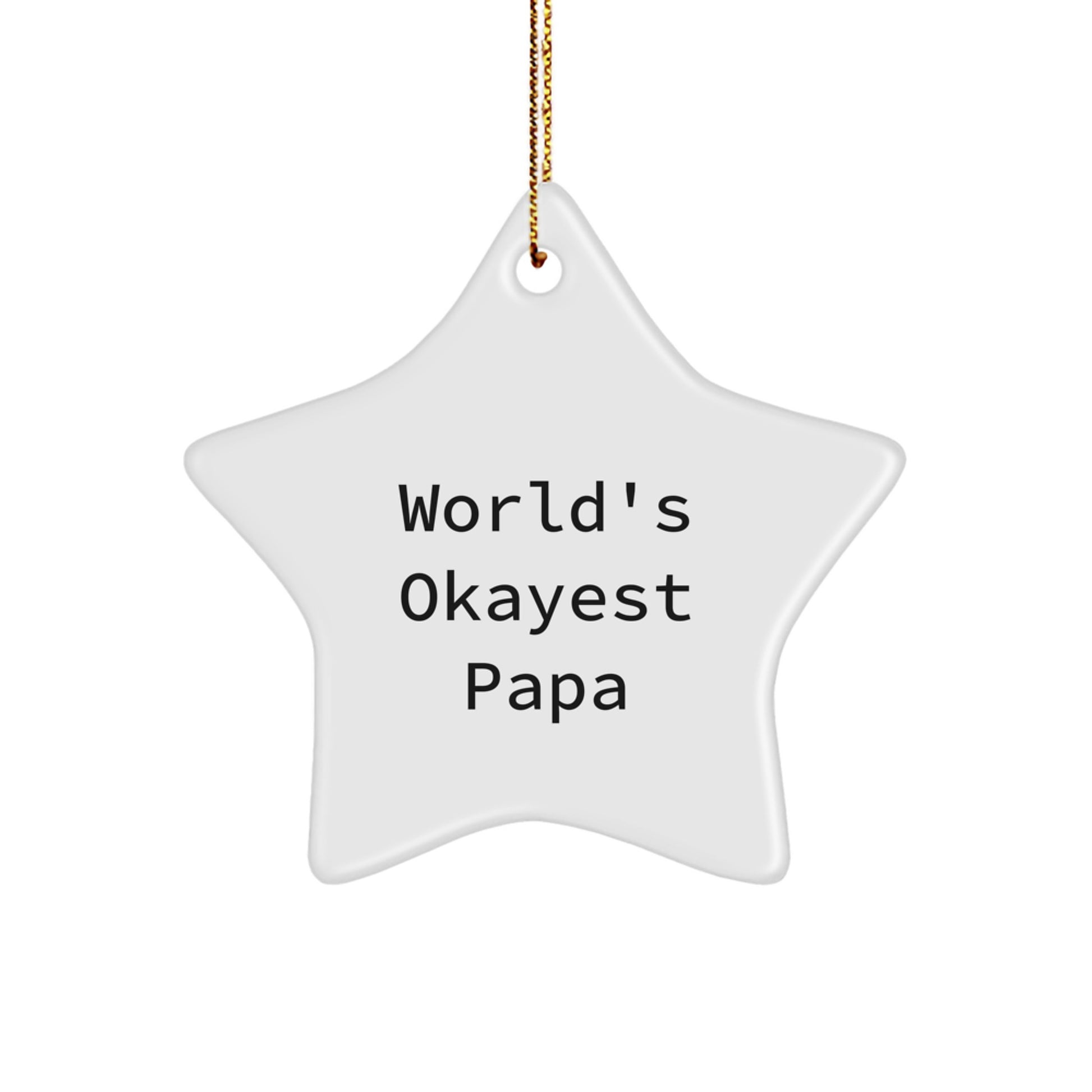 Papa Keepsake Christmas Ornament for Him Gift - Image 1