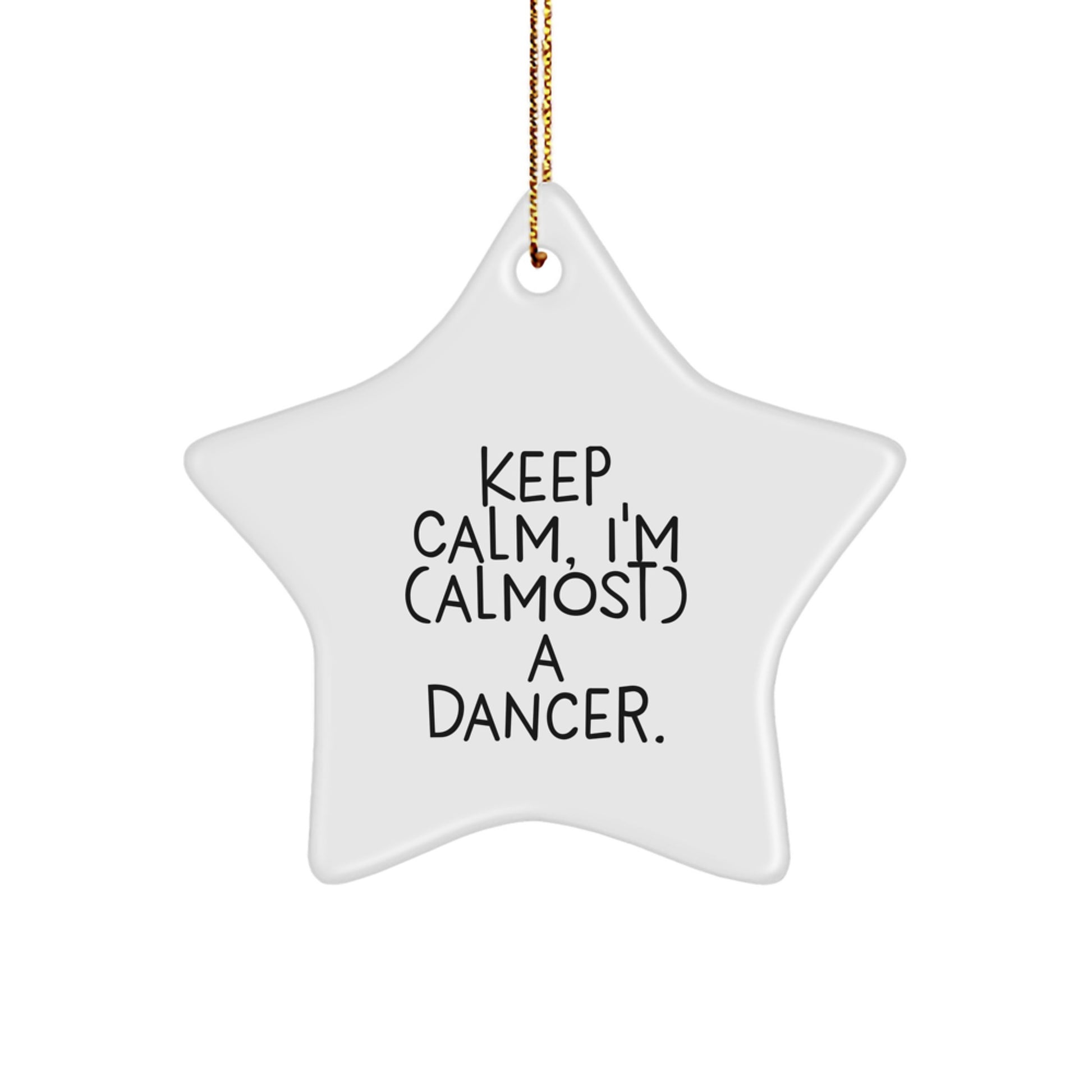 Funny Dancer Star Ornament Gifts from Friends for Dancer Men at Christmas - Image 1