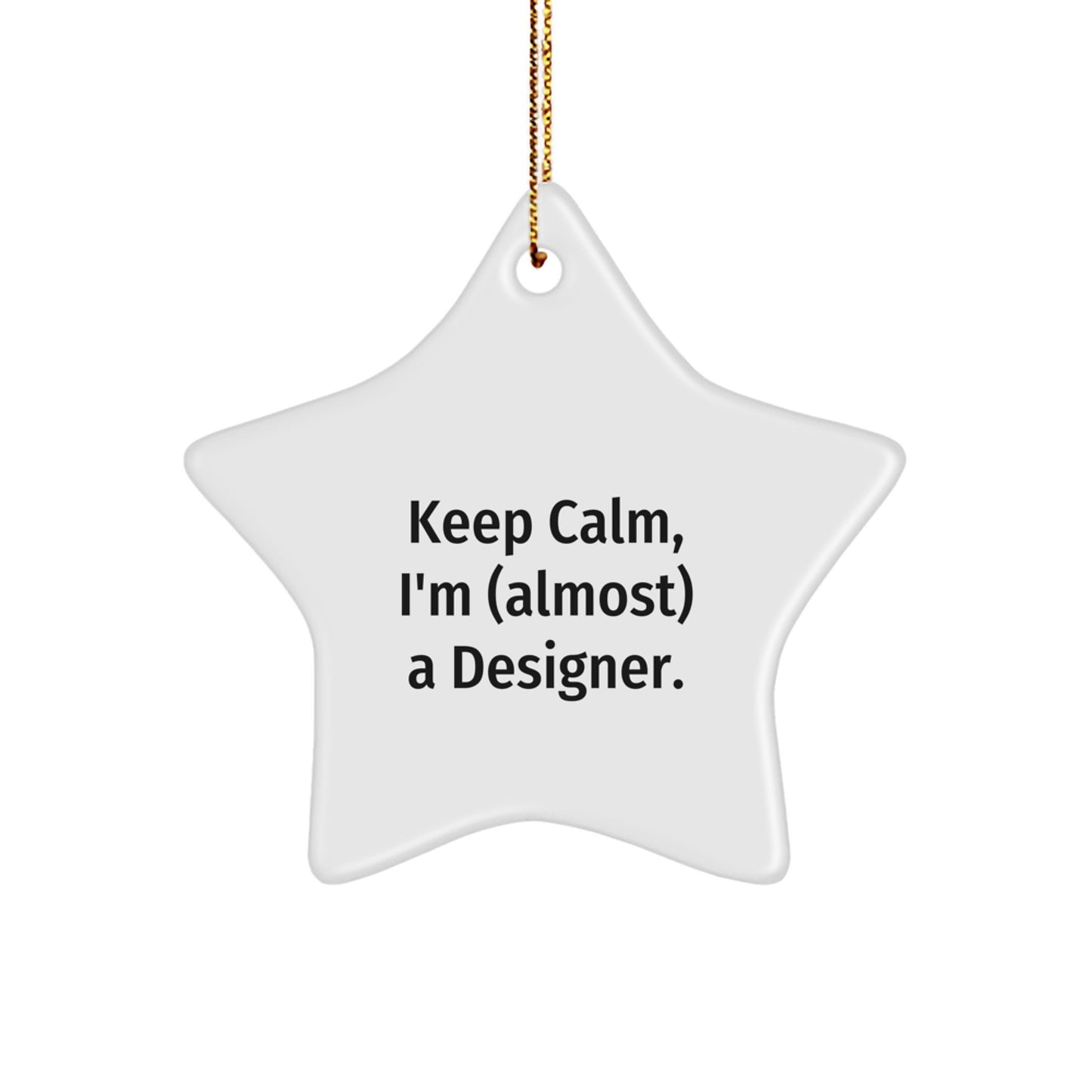 Designer Star Ornament for Kids Favorite Humor Christmas Gift - Image 1