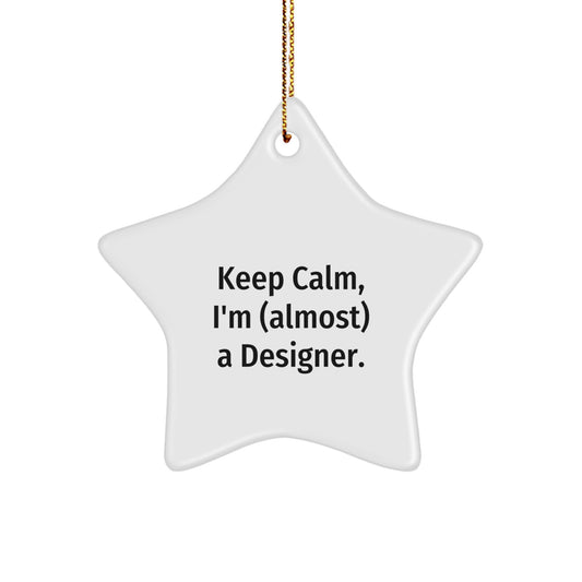 Designer Star Ornament for Kids Favorite Humor Christmas Gift - Image 1