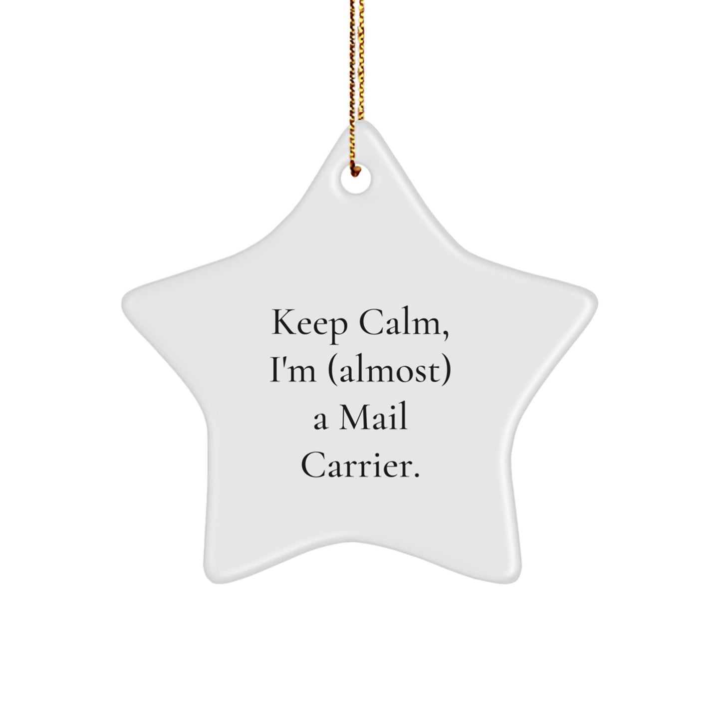 Mail Carrier Keepsake Christmas Ornament for Him Gift - Image 1