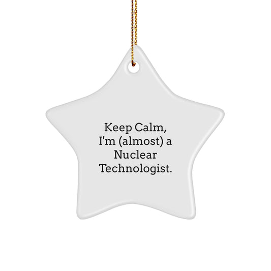 Novelty Nuclear Technologist Christmas Ornament Gift for Friends - Image 1