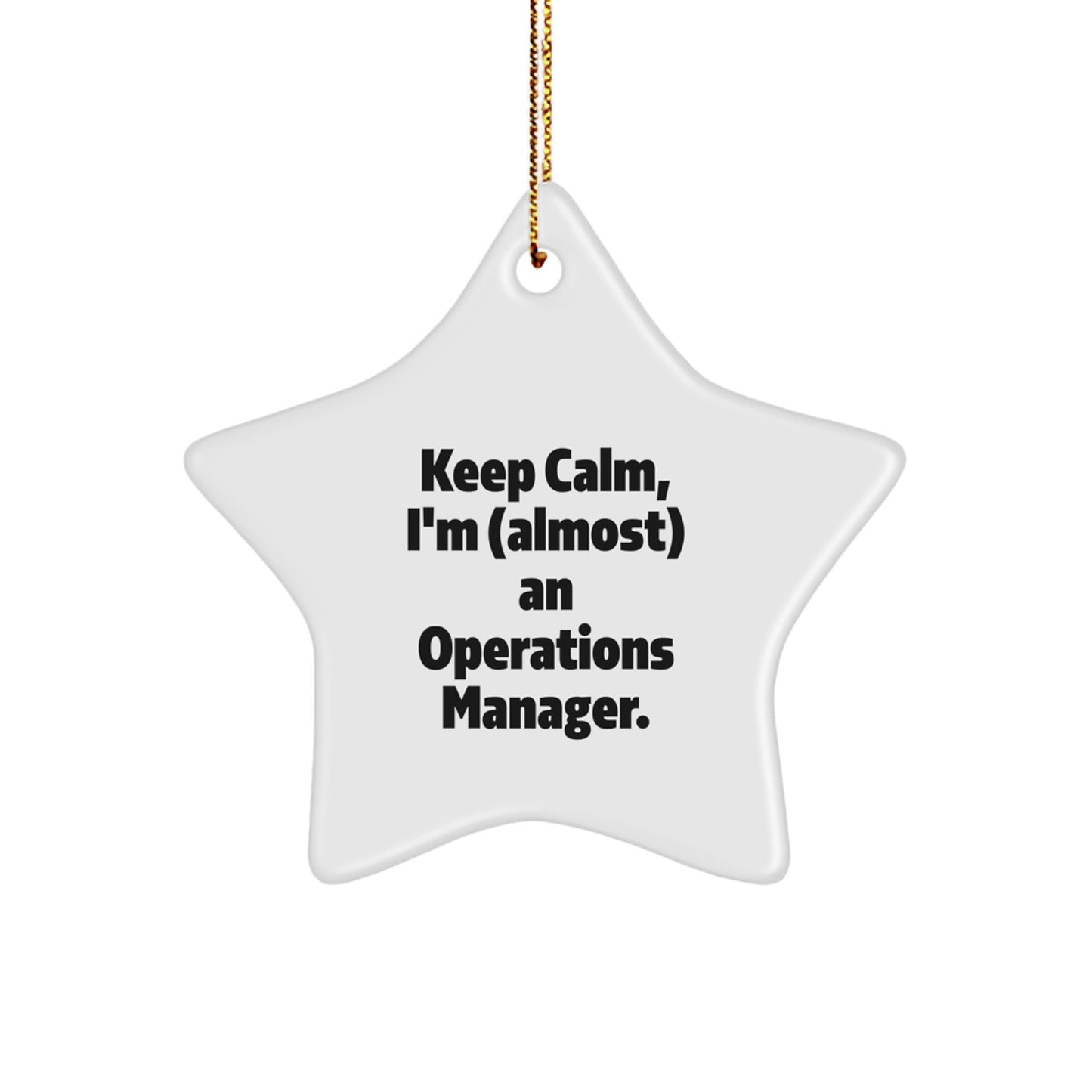 Operations Manager Favorite Christmas Ornament Gift for Kids - Image 1