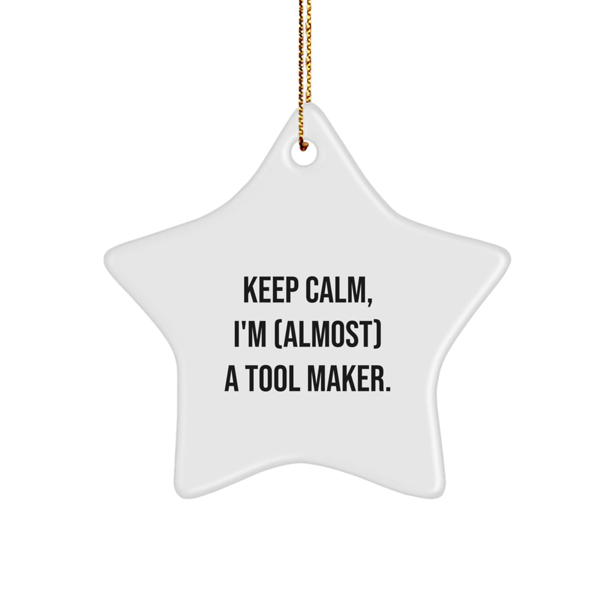 Tool Maker Treasure Christmas Ornament for Family Gift - Image 1