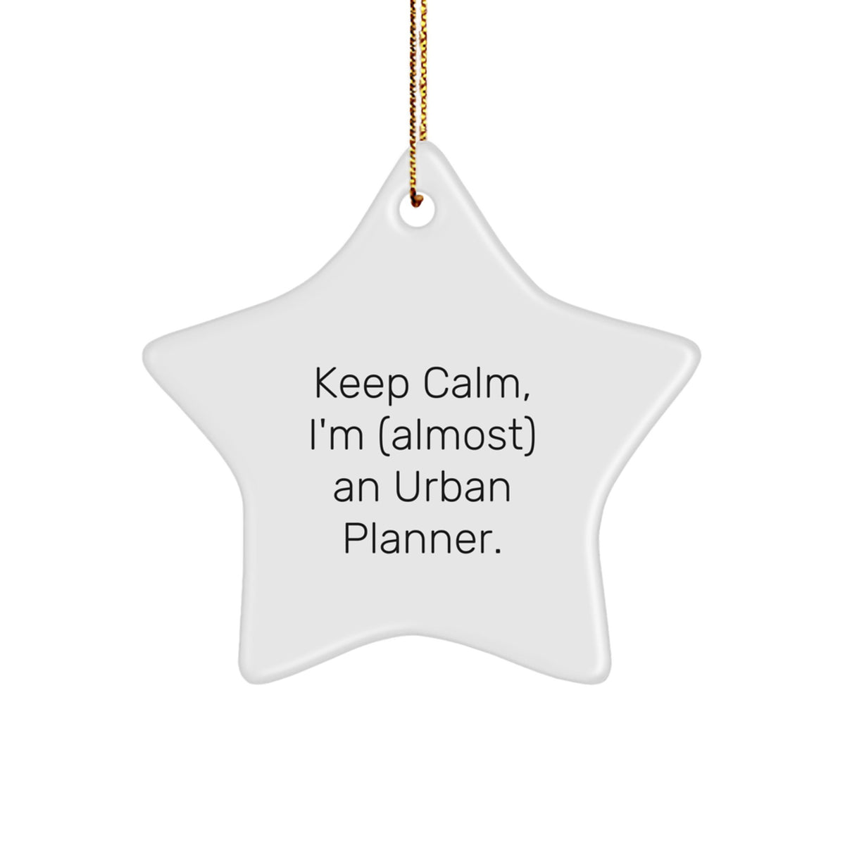 Christmas Gift Star Ornament for Teens Surprise Urban Planner - Image 1