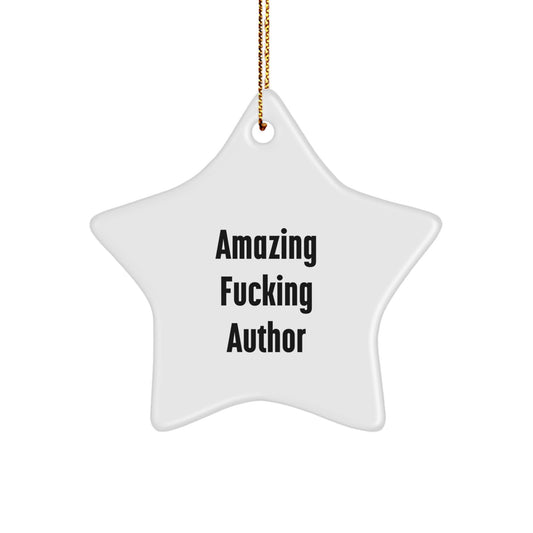 Author Star Ornament Favorite for Kids Christmas Gift - Image 1