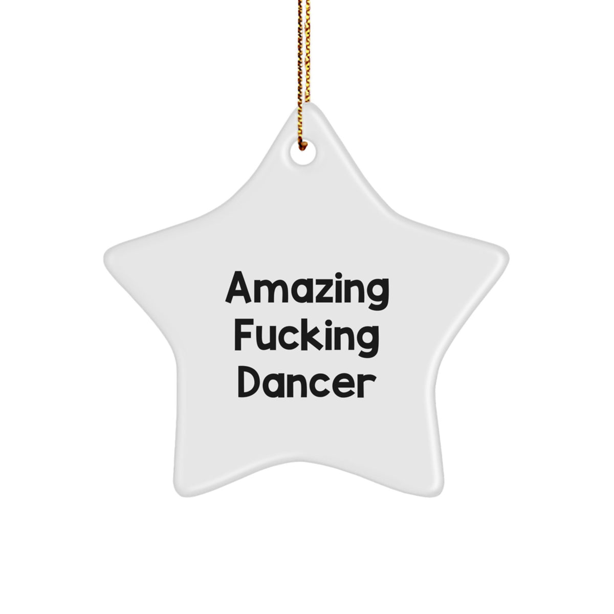 Dancer Star Ornament for Kids Favorite Christmas Gift Holiday Keepsake - Image 1