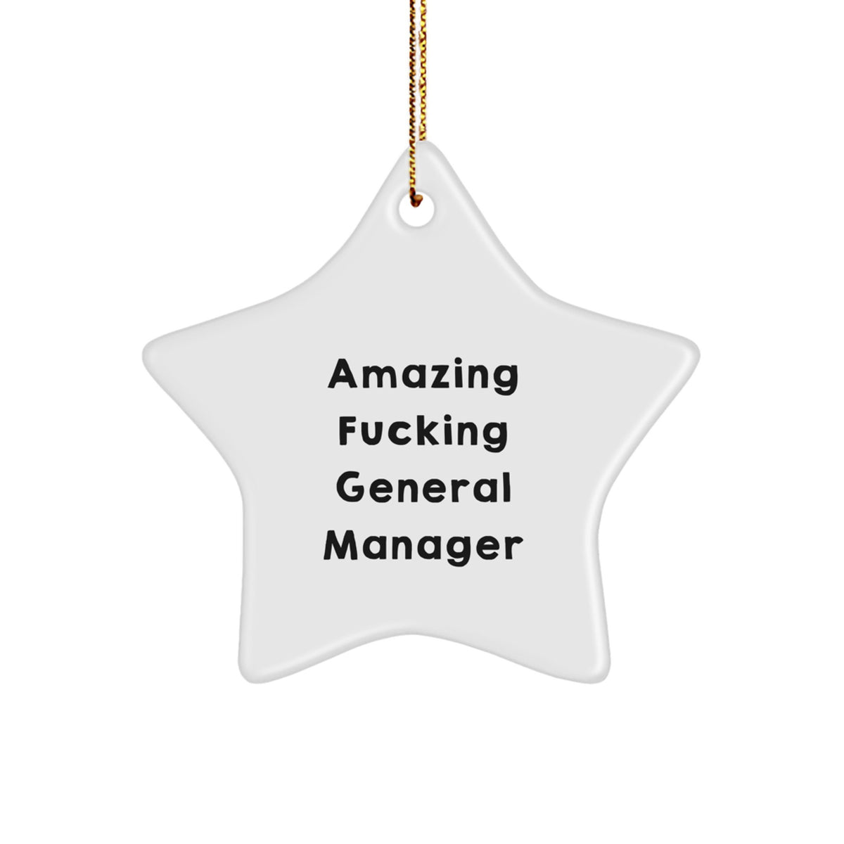 General Manager Christmas Ornament for Coworkers Idea Gift - Image 1