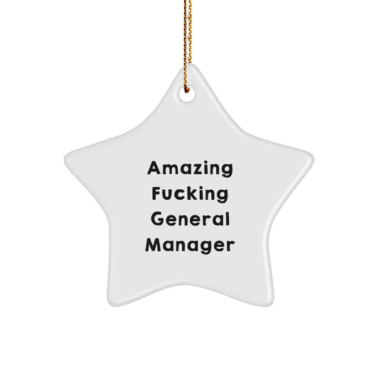 General Manager Christmas Ornament for Coworkers Idea Gift - Image 1