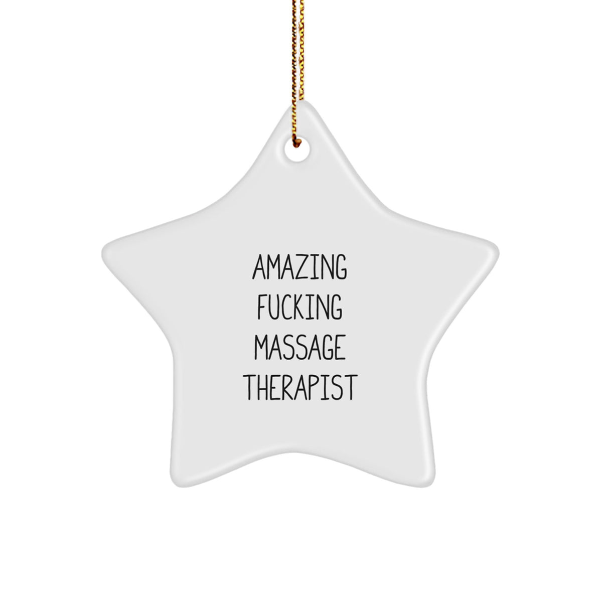 Massage Therapist Treasure Christmas Ornament for Family Gift - Image 1