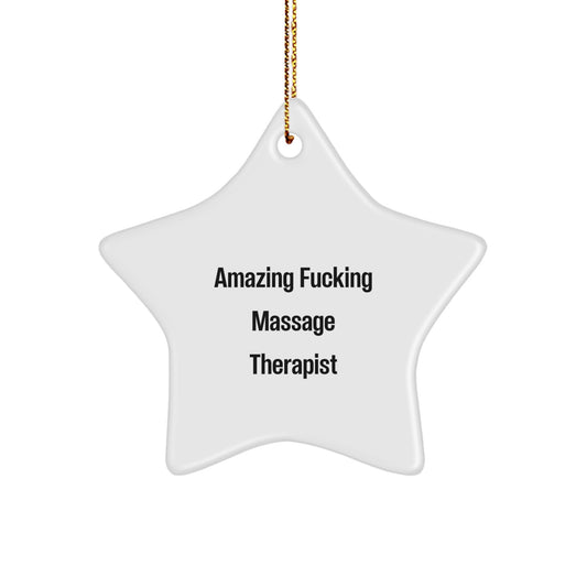 Massage Therapist Keepsake Christmas Gift for Him Massage Therapist - Image 1