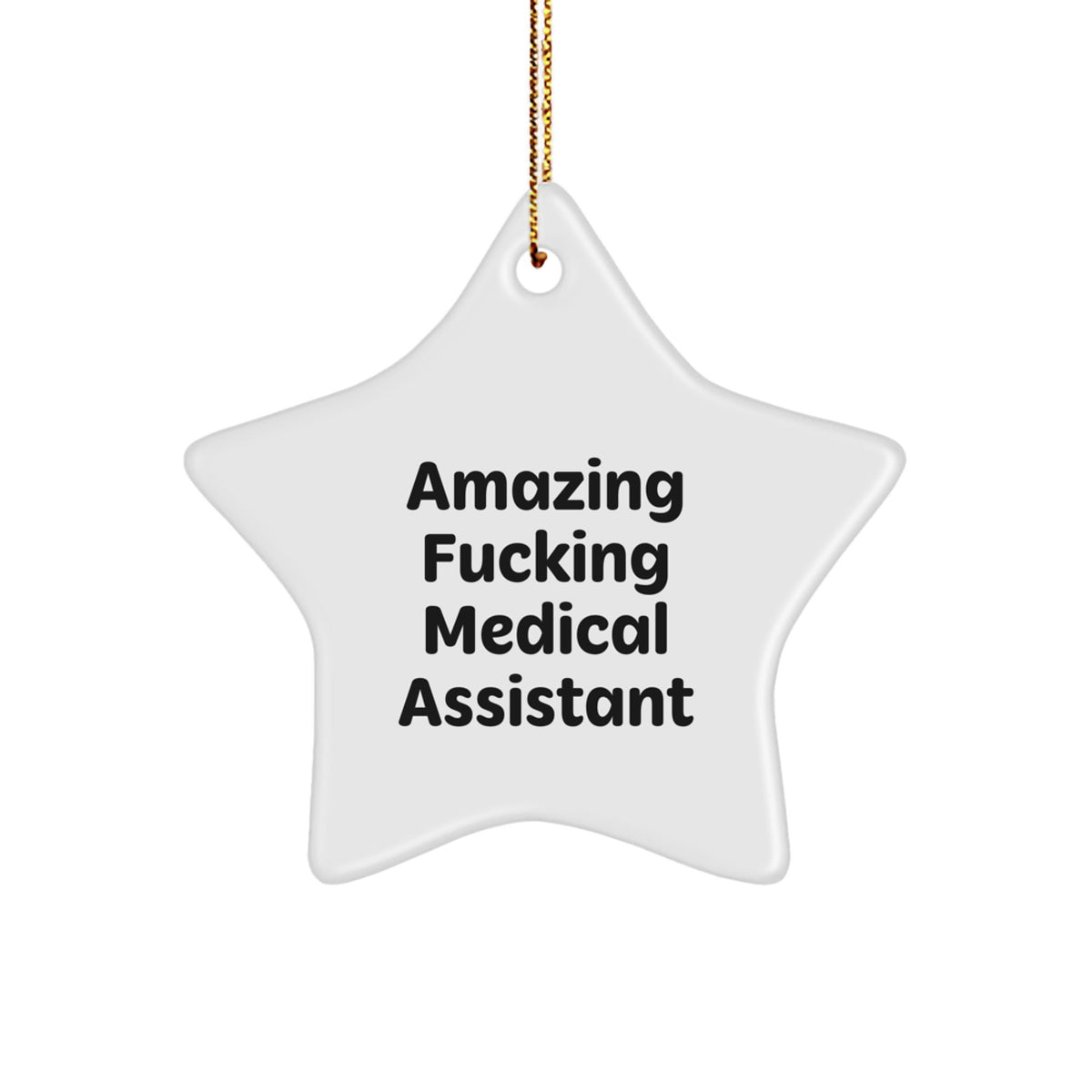 Christmas Gift Surprise Star Ornament for Teens Medical Assistant - Image 1