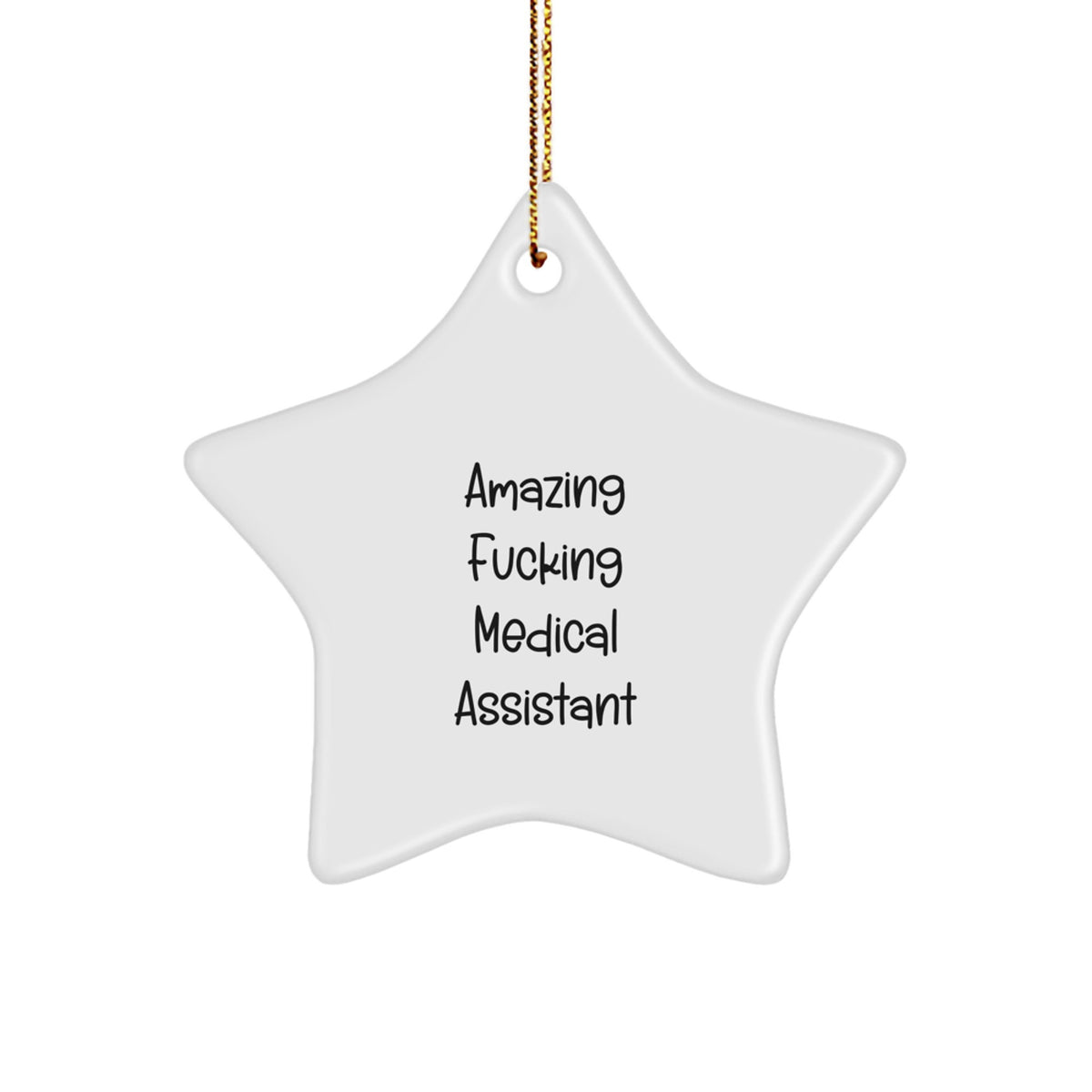 Medical Assistant Keepsake Christmas Ornament for Him Gift - Image 1