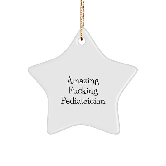 Pediatrician Star Ornament Idea for Coworkers Christmas Gift - Image 1