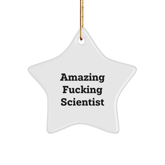 Amazing Scientist Keepsake Christmas Ornament for Him Surprise Gift - Image 1