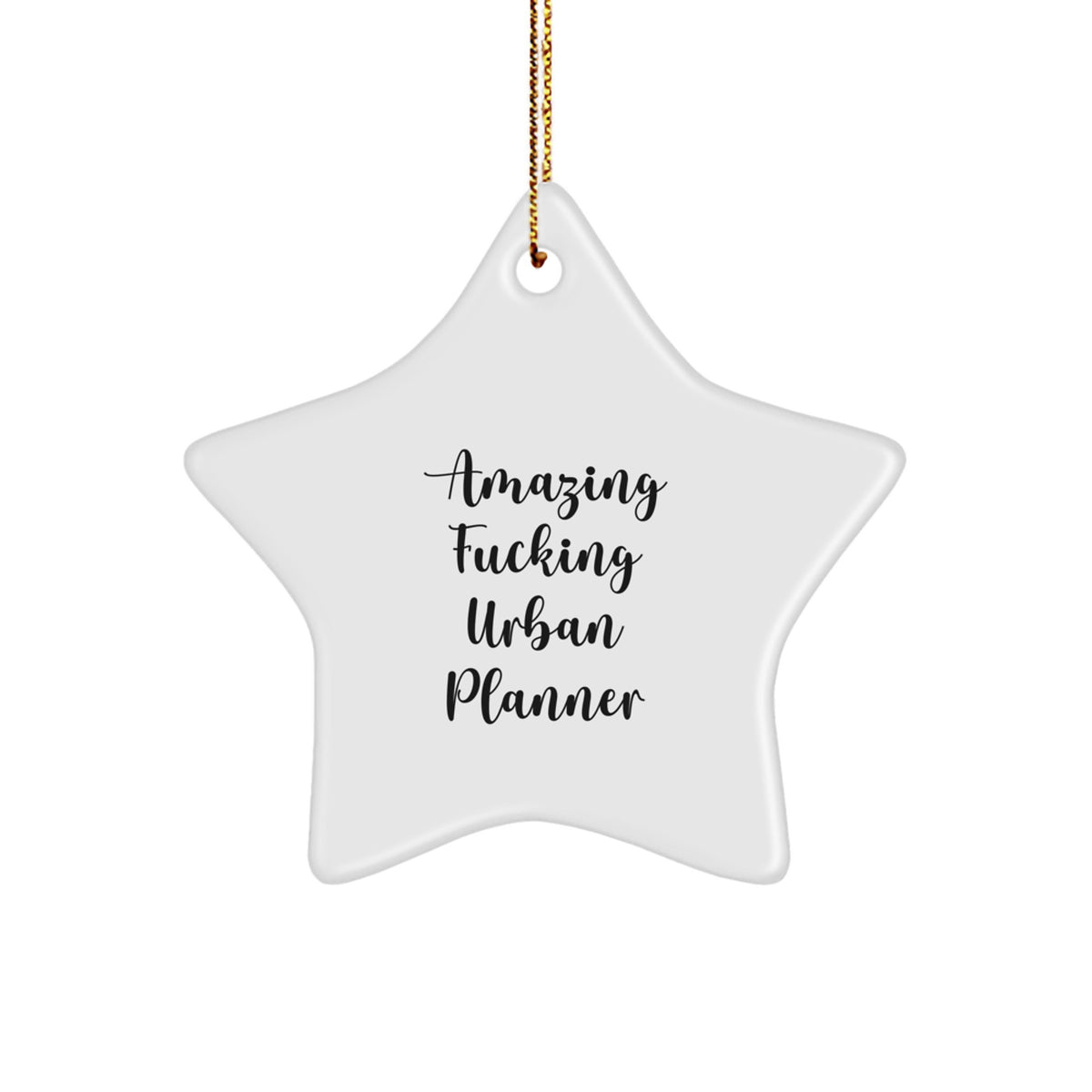 Urban Planner Keepsake Christmas Ornament for Him Surprise Gift - Image 1