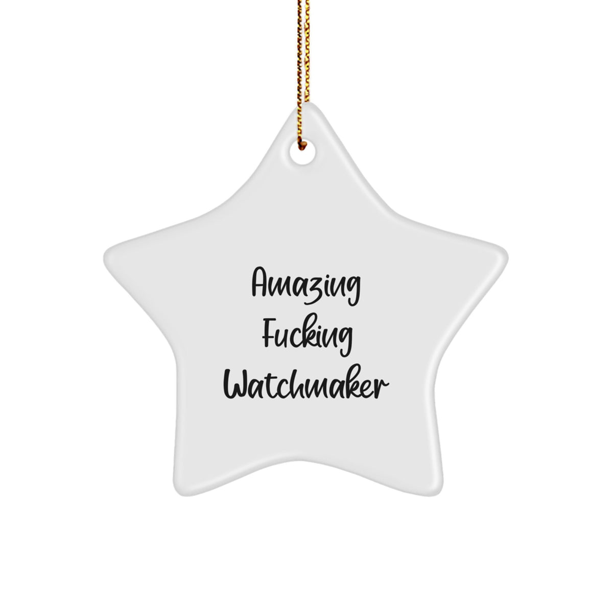 Watchmaker Star Ornament Collectible for Neighbors Christmas Gift - Image 1