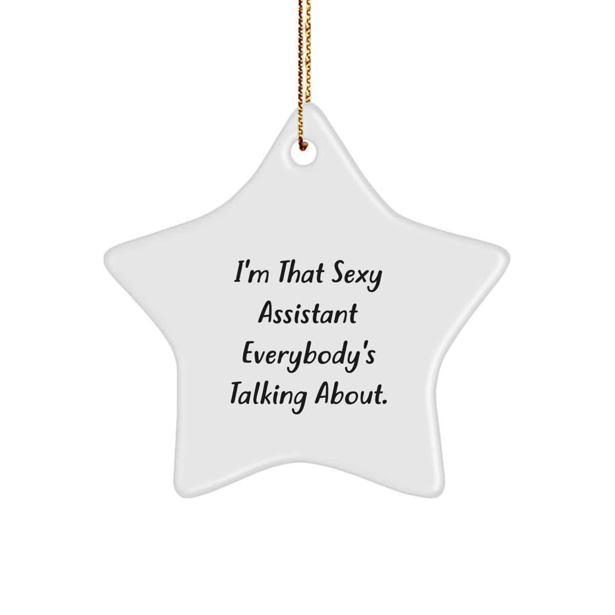 Assistant Favorite Star Christmas Ornament Kids Gift - Image 1