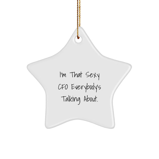 Favorite Christmas Ornament Gift for Kids - Sexy Cfo Holiday Keepsake - Image 1