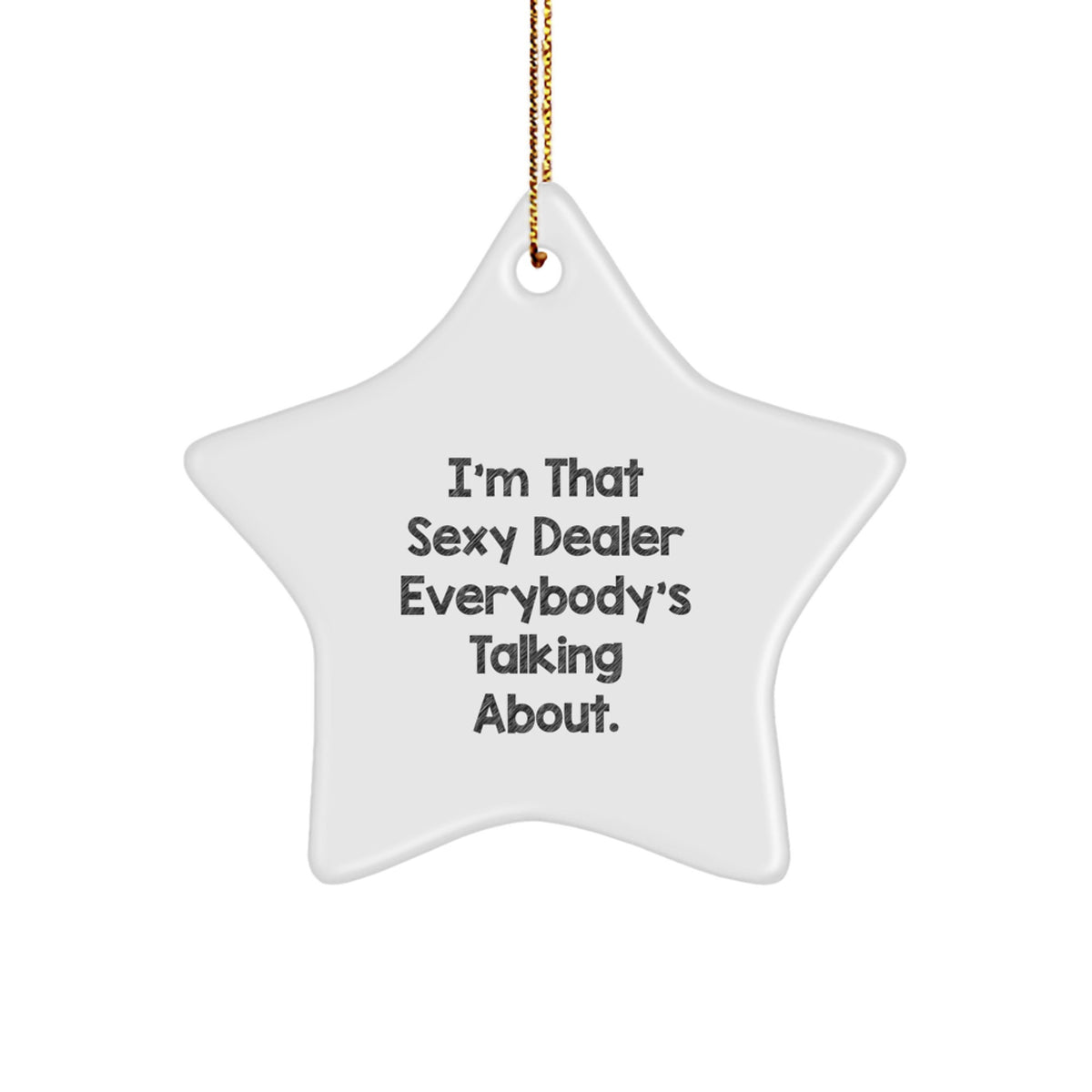Dealer Star Ornament for Coworkers Idea Christmas Gift - Image 1