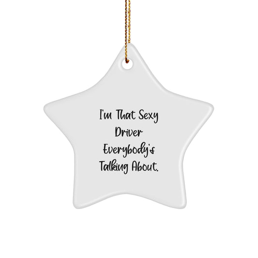Driver Favorite Star Ornament for Kids Christmas Gift Bold Shine - Image 1