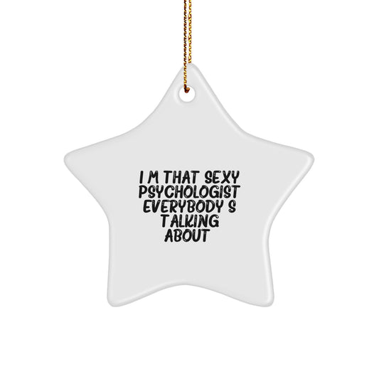 Christmas Ornament Gift for Coworkers A Sexy Psychologist Idea - Image 1