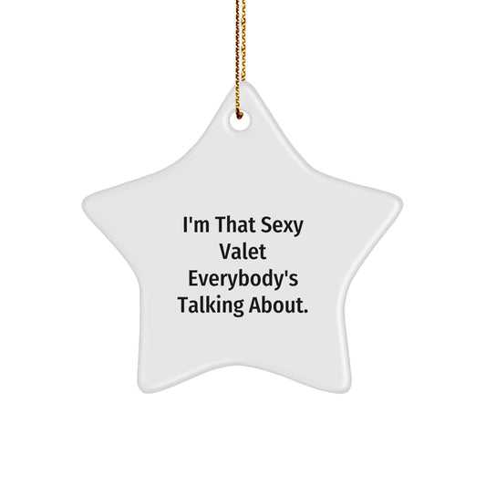 Valet Keepsake Christmas Ornament for Him Gift - Image 1