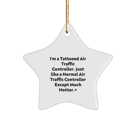 Air Traffic Controller Keepsake Christmas Ornament for Him Gift - Image 1