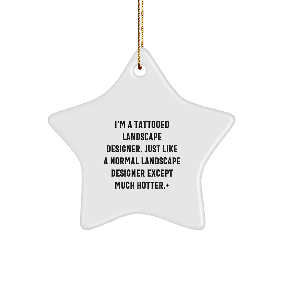 Family Treasure Landscape Designer Star Christmas Ornament Gift - Image 1